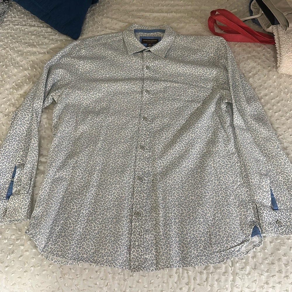 Johnston and Murphy Paisley Dress Shirt